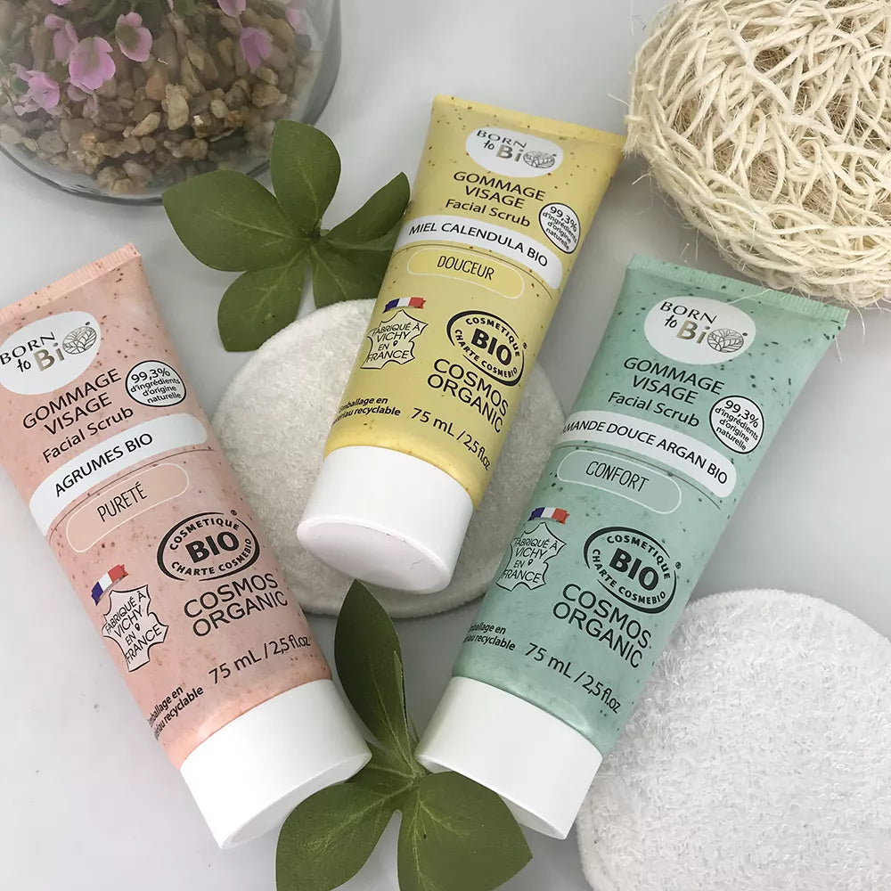 Sweet Almond and Argan Face Scrub - Certified Organic-3