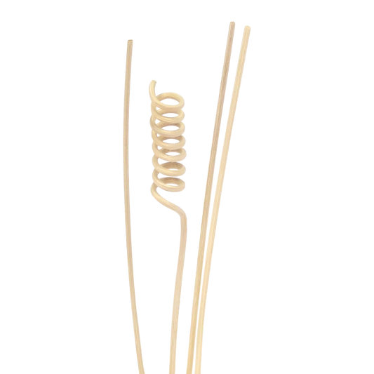 Set 4 pièces - Bâtonnets diffuseurs en rotin fleur