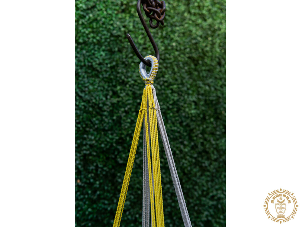 Hamac bebe macrame Amarillo 4