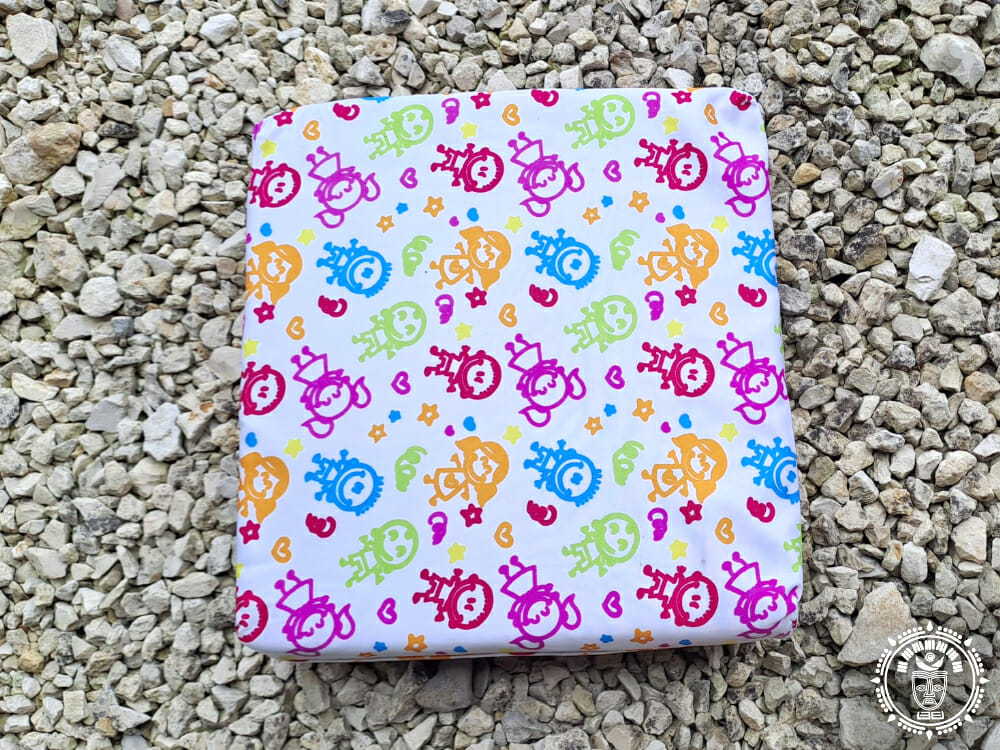 Hamac bebe macrame Amarillo 1