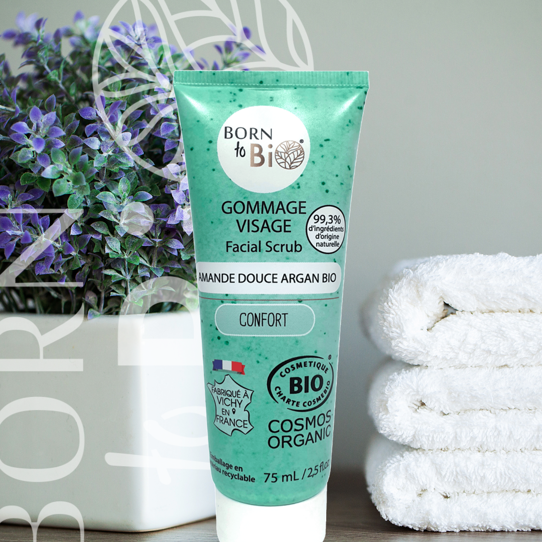 Sweet Almond and Argan Face Scrub - Certified Organic-2